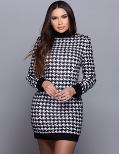 HOUNDSTOOTH MINI DRESS on internet