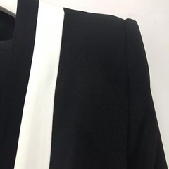 TWEED BLACK + WHITE BLAZER - CHIC BOUTIQUE