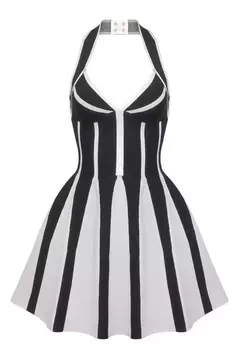 ANTONIA HALTER NECK MINI DRESS