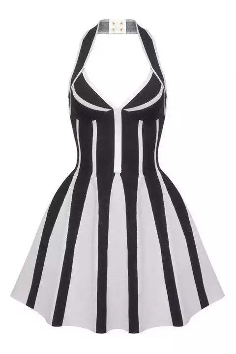 ANTONIA HALTER NECK MINI DRESS