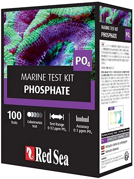 Teste Red Sea Marine Test Kit Phosphate ( PO4 ) - 100 Testes Teste Red Sea Marine Test Kit Phosphate ( PO4 ) - 100 Testes