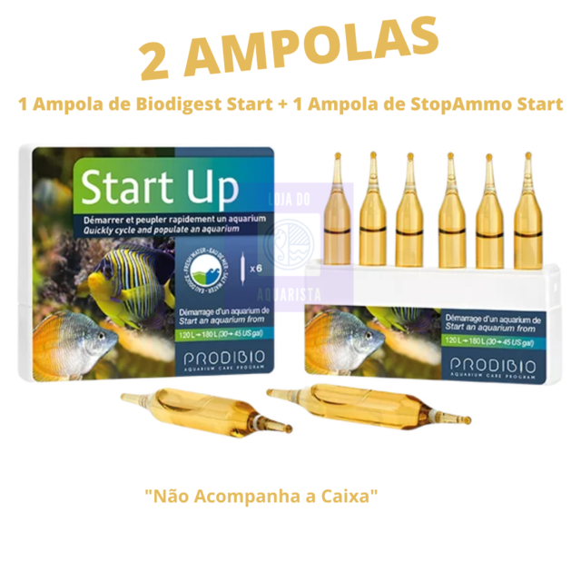 Prodibio Start UP - Unitário ( 1 Biodigest + 1 Ammo Start ) Prodibio Start UP - Unitário ( 1 Biodigest + 1 Ammo Start )