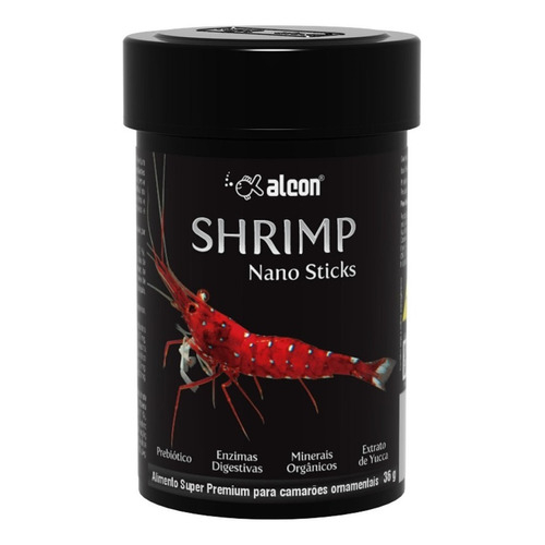 Ração Alcon Shrimp Nano Sticks 36g Ração Alcon Shrimp Nano Sticks 36g