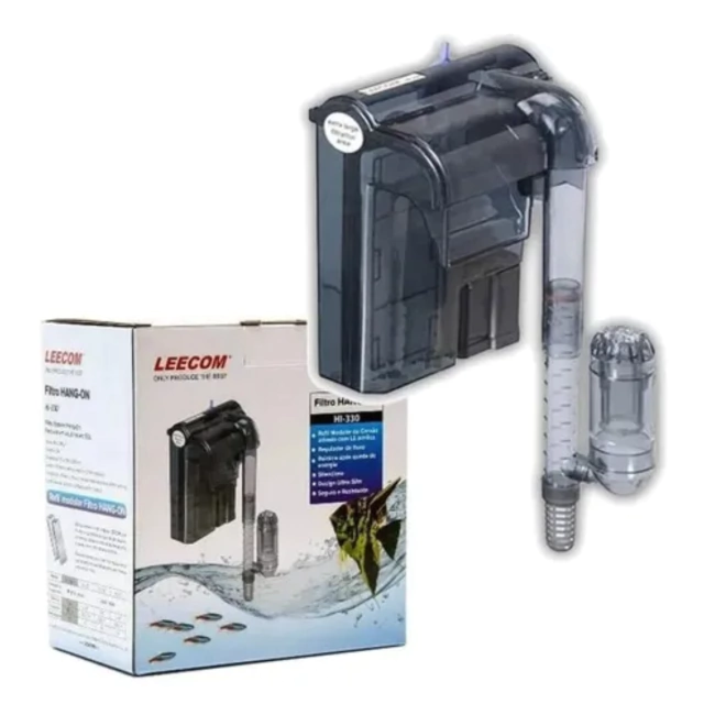 Filtro Externo Hang On - Leecom HI-330 - 280 L/H - 110V Filtro Externo Hang On - Leecom HI-330 - 280 L/H - 110V