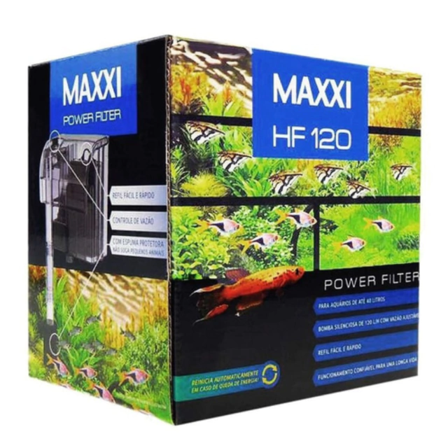 Filtro Externo Maxxi Power HF-120 - 120L/H - 110v Filtro Externo Maxxi Power HF-120 - 120L/H - 110v