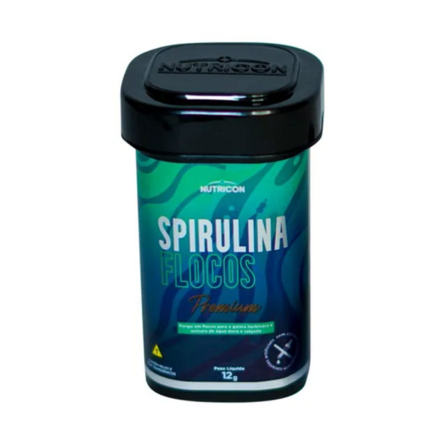 Ração Nutricon Spirulina Flakes 12g Ração Nutricon Spirulina Flakes 12g