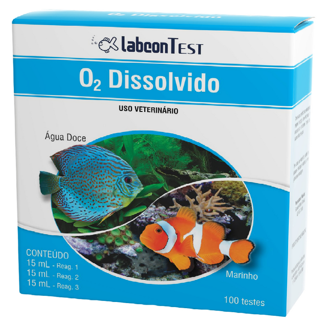 Labcon Test O2 Oxigênio Dissolvido - 100 Testes Labcon Test O2 Oxigênio Dissolvido - 100 Testes