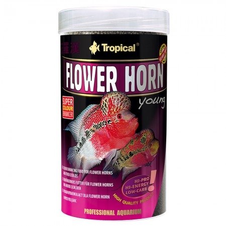 Ração Tropical Flower Horn Young Pellet 95g Ração Tropical Flower Horn Young Pellet 95g
