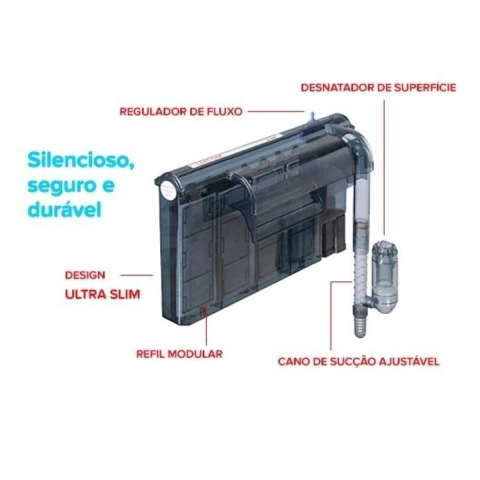 Filtro Externo Hang - On - Leecom - HI-530 - 500 L/H - 127V