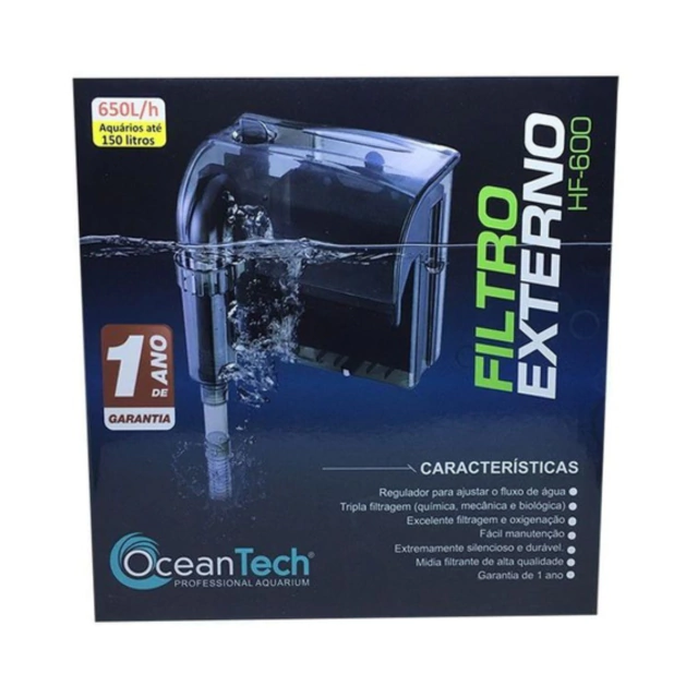 Filtro Externo Ocean Tech HF-0600 - 127V Filtro Externo Ocean Tech HF-0600 - 127V