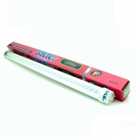Lampada Led T8 9w Rosa - Bivolt - 60 cm - SKRW Lampada Led T8 9w Rosa - Bivolt - 60 cm - SKRW