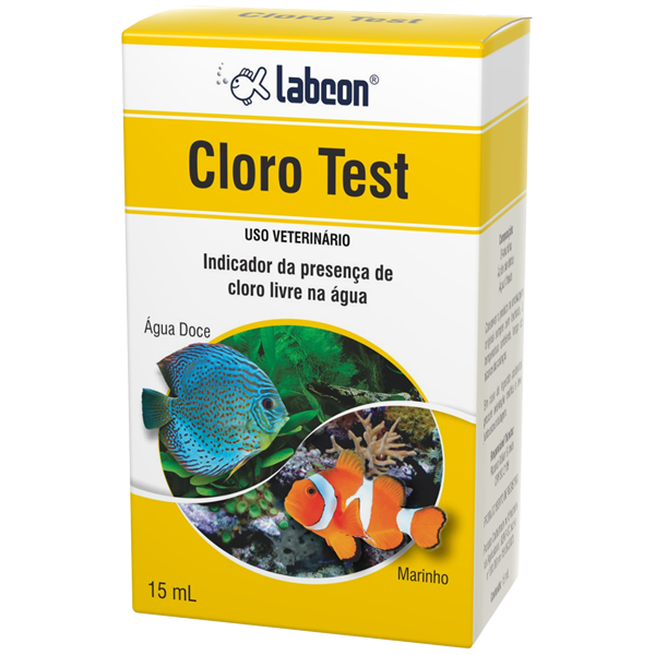 Labcon Test Cloro - Água Doce ou Salgada Labcon Test Cloro - Água Doce ou Salgada