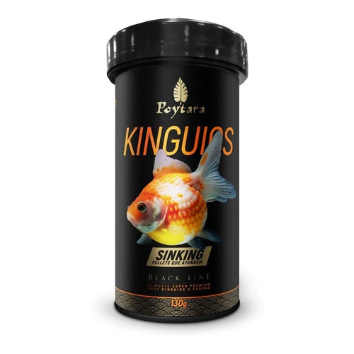 Ração Poytara Black Line Kinguio Sinking 130g Ração Poytara Black Line Kinguio Sinking 130g