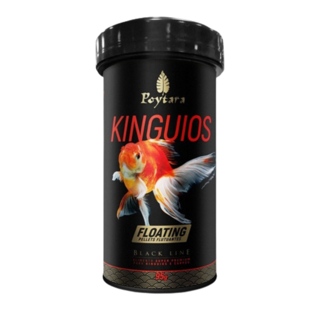 Ração Poytara Black Line Kinguio Floating 95g Ração Poytara Black Line Kinguio Floating 95g
