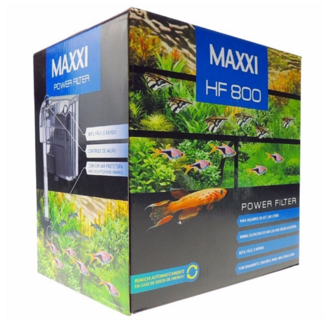 Filtro Externo Maxxi Power HF-800 - 600 L/H - 110v Filtro Externo Maxxi Power HF-800 - 600 L/H - 110v