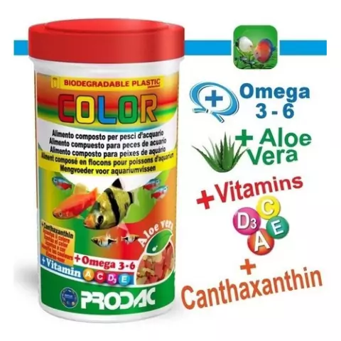 Ração Prodac Color Flakes 50g