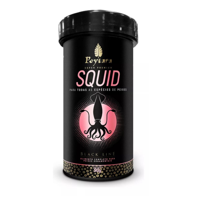Ração Poytara Black Line Squid 90g Ração Poytara Black Line Squid 90g