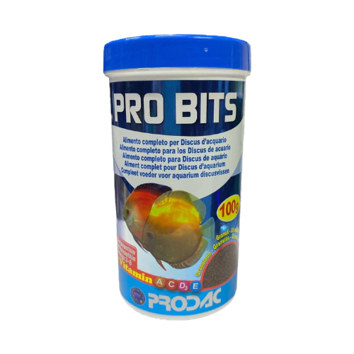 Ração Prodac Pro Bits - Discus Granules 100g Ração Prodac Pro Bits - Discus Granules 100g