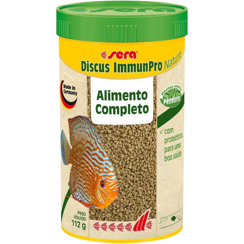 Ração Sera Discus Immunpro Nature 112g Ração Sera Discus Immunpro Nature 112g