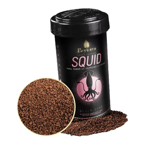 Ração Poytara Black Line Squid 90g