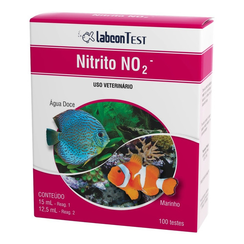 Labcon Test Nitrito - Água Salgada e Doce Labcon Test Nitrito - Água Salgada e Doce