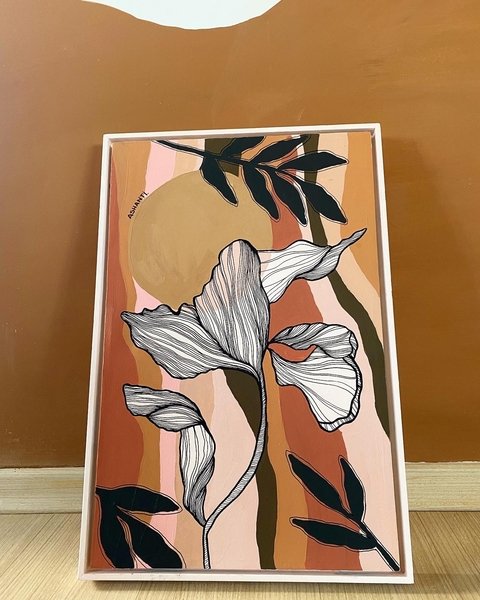 Quadro Flor Orgânica