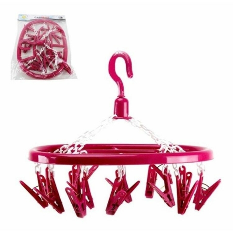 Varal Multiuso Oval c/ 18 prendedores varal de banheiro