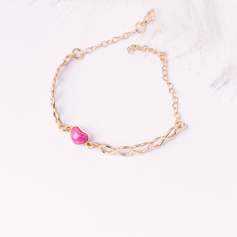 Bracelete amor infinito rosa