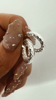 AROS MILKY MEDIO PLATA 925 - comprar online