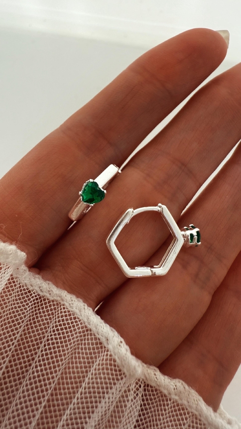 AROS GEOVER PLATA LAMINADA - comprar online