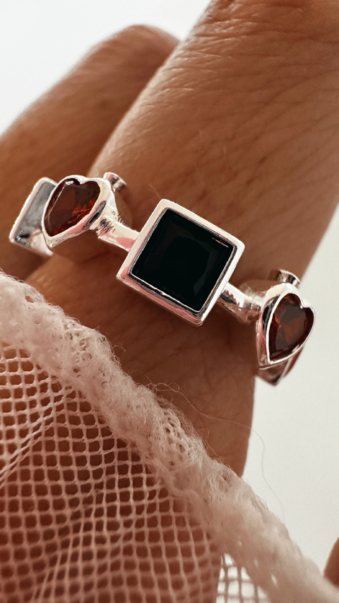 ANILLO ZOE PLATA LAMINADA