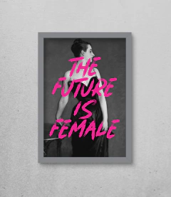 Quadro The Future is female - Casa Rock Store