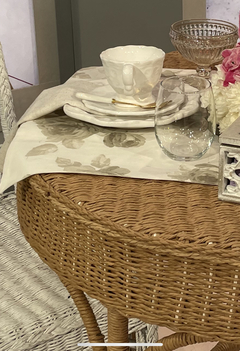 Mesa Circular 90 cm en Hilo de Papel SALE