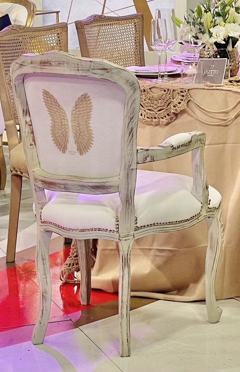 SILLON LUIS XV PATINA BEIGE