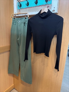 Jean recto VENECIA verde - comprar online