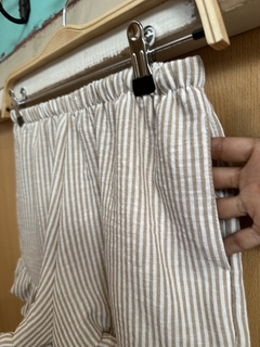 Short ROBLES rayado beige - Veronaevero