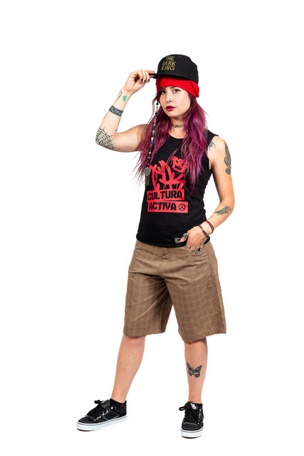 Musculosa Dama Clasica Unisex Estampada "Cultura Activa" OFF THE DARK KING