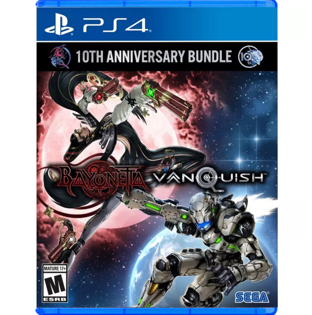 Jogo Bayonetta + Vanquish 10th Anniversary PS4 PlayStation 4 Delivery Games box cover art foto da capa comprar melhor preço Jogo Bayonetta + Vanquish 10th Anniversary PS4 PlayStation 4 Delivery Games box cover art foto da capa comprar melhor preço