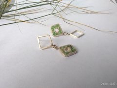 Aretes largos ata - teffity