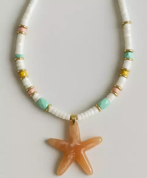 Colar SJ Pedra natural Estrela - comprar online