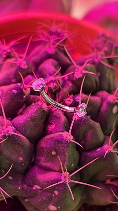 Piercing Barbel con strass engarzado Varios colores - comprar online
