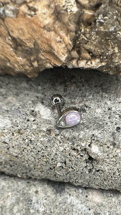 Labret gota con strass y ópalo varios colores