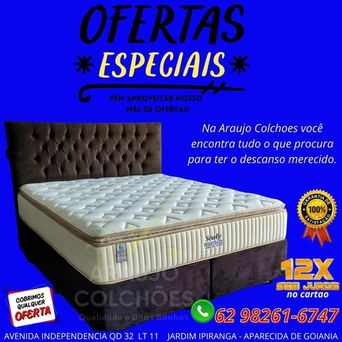 CONJUNTO SEALY COLCHAO RESISTENCE QUEEN SIZE 158X198