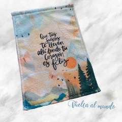 TOALLITA DE MANO "QUE TUS SUEÑOS TE LLEVEN" - comprar online