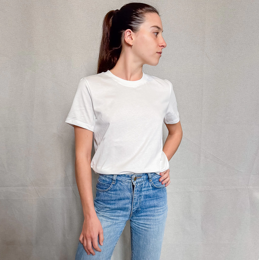 Remera Base Blanco - Algodón Certificado