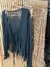 Imagem do Blusa cropped manga tule boho chik