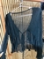 Blusa cropped manga tule boho chik - loja online