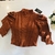 cropped manga longa com golinha - comprar online