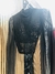 cropped paite com manga de tule aberto nas costas