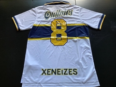 Camiseta RETRO Boca Suplente 1997 Blanca con el 8